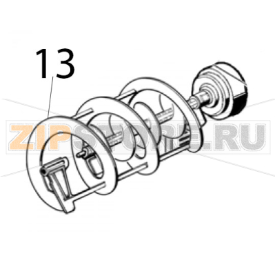 Outer spiral Ugolini MT 1 Outer spiral Ugolini MT 1Запчасть на деталировке под номером: 13