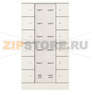 Элемент управления, 12-клавишный, SB/U12.0.1-884, белый ABB 2CKA006330A0078 