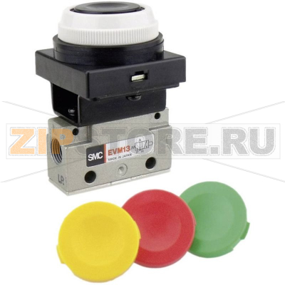 Клапан пневматический, переключающий, G1/8, 1 шт ICH EVM130-F01-33 