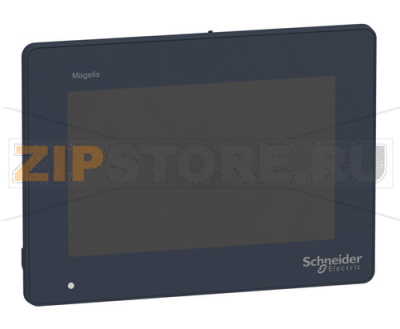 Дисплей сенсорный 800x480 пкс, 12-24 В, 6.5 Вт, 36x203.6x148.6 мм Schneider Electric HMIDT351 