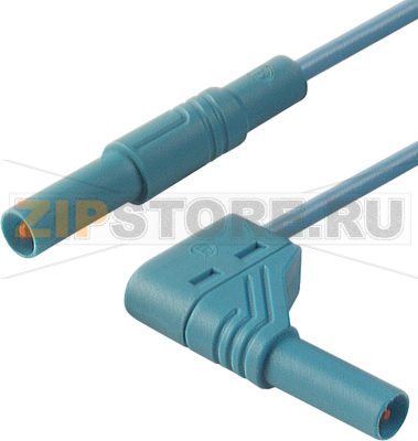Провод испытательный 2 м, 32 A, 1000 В/AC/DC, синий Hirschmann 934085102 