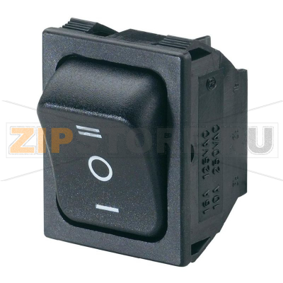 Переключатель клавишный 250 В/AC, 10 А, 2 x вкл/выкл/вкл, 1 шт SCI R13-87D-02 