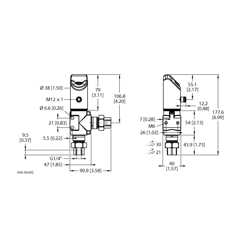 Датчик давления Turck PS326-40D-01-LI2UPN8-H1141 