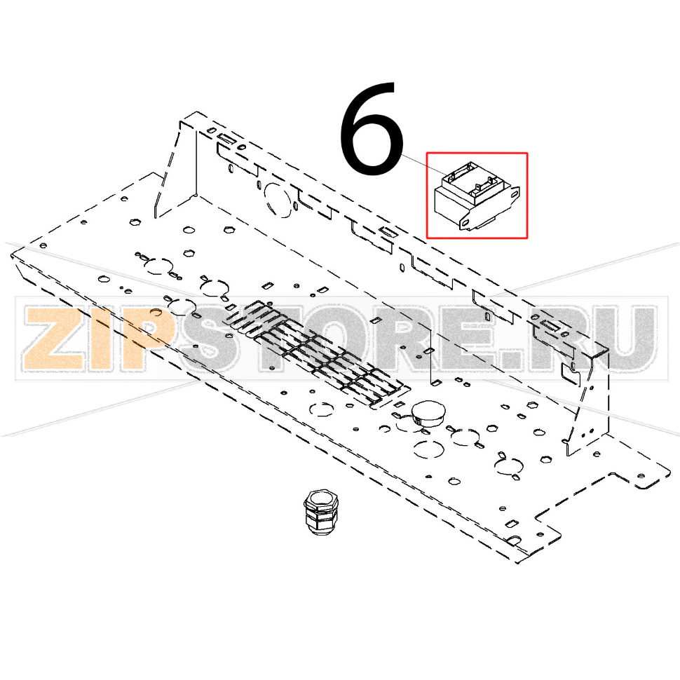 Трансформатор Angelo Po FX101G2 Трансформатор Angelo Po FX101G2Запчасть на деталировке под номером: 6