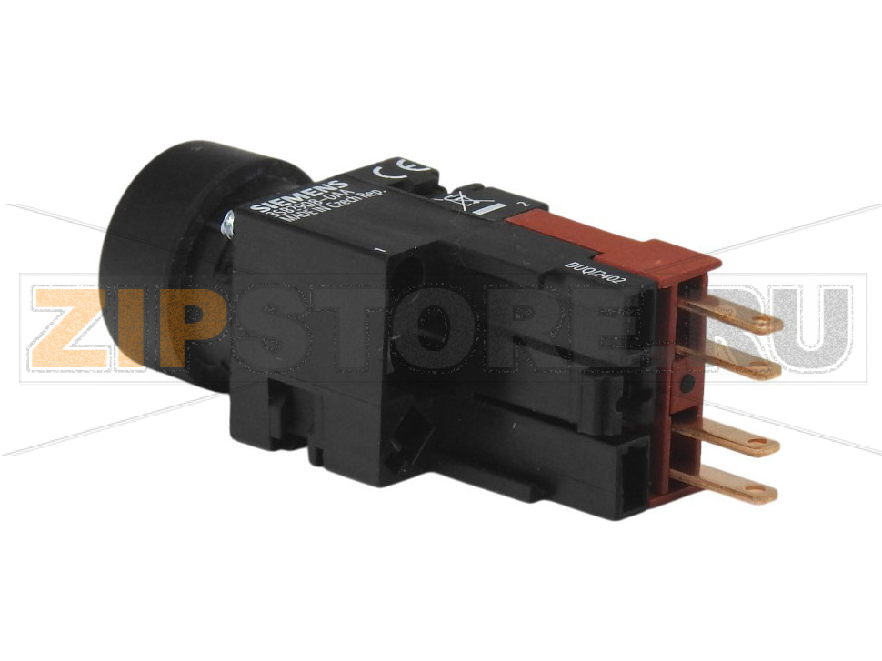 КОМПЛЕКТНОЕ УСТРОЙСТВО ДИАМ. 16MM КНОПКА ПЛОСКАЯ ПРОЗРАЧНАЯ, 1НO Siemens 3SB2202-0AH01 