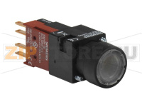 КОМПЛЕКТНОЕ УСТРОЙСТВО ДИАМ. 16MM КНОПКА ПЛОСКАЯ ПРОЗРАЧНАЯ, 1НO Siemens 3SB2202-0AH01