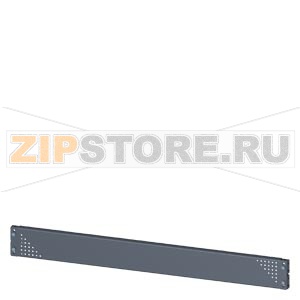 SIVACON, mounting plate, mounting with bracket, perforated, H: 100 mm, W: 1000 mm, zinc-plated Siemens 8MF1100-2AM12-0 