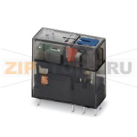 Вставное миниатюрное реле Phoenix Contact REL-MR- 24DC/21HC AU/MS