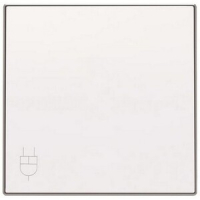 Накладка розетки, альпийский белый ABB 955.20