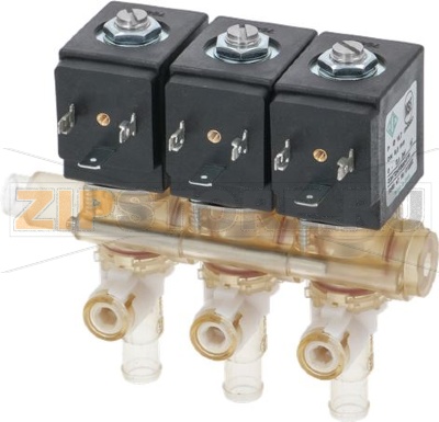 ГРУППА 3-Х ЭЛЕКТРОМАГНИТНЫХ КЛАПАНОВ ODE 220В 8ВТ 