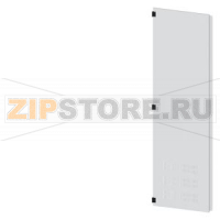 SIVACON, door half, left, with ventilation openings, IP40, H: 2200 mm, W: 600 mm, RAL 7035, Protection class 1 Siemens 8MF1260-2UT25-2BA2