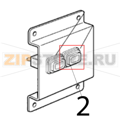 Green switch Scotsman AF 124 Green switch Scotsman AF 124Запчасть на деталировке под номером: 2