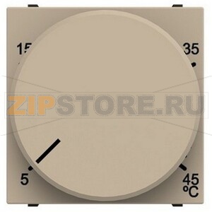 Механизм терморегулятора для теплого пола 10 А, 250 В, шампань ABB 10411.20 