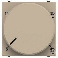 Механизм терморегулятора для теплого пола 10 А, 250 В, шампань ABB 10411.20