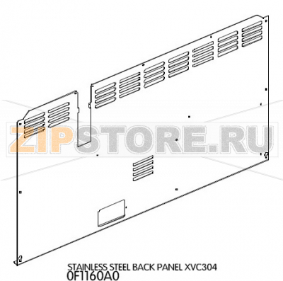 Stainless steel back panel Unox XVC 304 Stainless steel back panel Unox XVC 304Запчасть на деталировке под номером: 4Название запчасти на английском языке: Stainless steel back panel Unox XVC 304