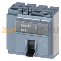 fixed-mounted molded case circuit breaker w. handle frame 1600; 4AUX and trip alarm switch S24; Icu "H" Icu=85kA @ 415V, 4-pole, left ETU350, LSI, In=1250A rotary coding switch Ir=500...1250A Isd=1...10xIn, Ii=1.5...15xIn N conductor protec. adjustable OF