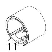 Carcassa vent. Sirman TC 12 E