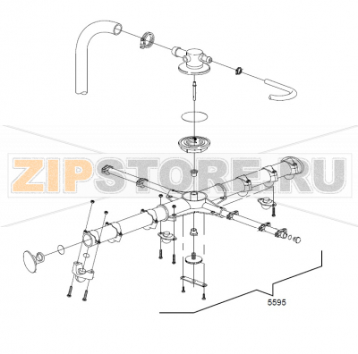 Gruppo lavaggio/risciacquo Ø28 DIHR GS 50 Gruppo lavaggio/risciacquo Ø28 DIHR GS 50Запчасть на деталировке под номером: 5595Название запчасти на итальянском языке: Gruppo lavaggio/risciacquo Ø28 DIHR GS 50