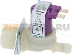 SOLENOID VALVE 1-WAY 180° 24V DC 2 L/min 