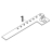 Kit lower media sensor RH Zebra 110PAX4