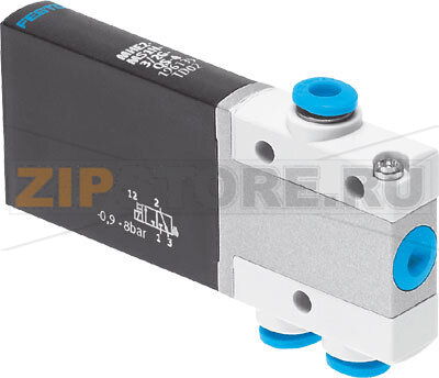 Распределитель с электроуправлением Festo MHE2-MS1H-3/2G-QS-4 