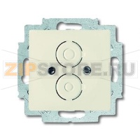 Накладка с суппортом для разъёмов BNC и TNC, слоновая кость ABB 2CKA001710A3148