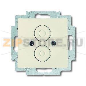 Накладка с суппортом для разъёмов BNC и TNC, слоновая кость ABB 2CKA001710A3148 