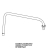 External water pipe+welded connection Unox XVC 055