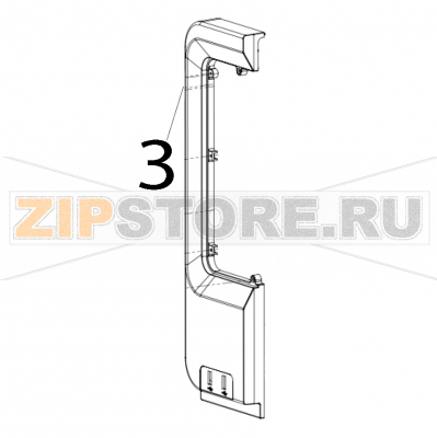 LCD Panel cover TSC MX641P LCD Panel cover TSC MX641PЗапчасть на деталировке под номером: 3