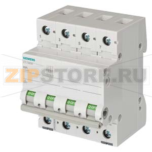 ВЫКЛЮЧАТЕЛЬ НАГРУЗКИ 100A 4-ПОЛ. Siemens 5TL1491-0 