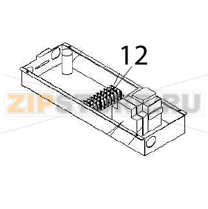 Terminal board Angelo Po DS51M Terminal board Angelo Po DS51MЗапчасть на деталировке под номером: 12