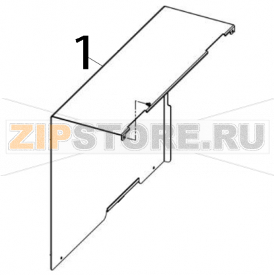 Electronics cover TSC MB340 Electronics cover TSC MB340Запчасть на деталировке под номером: 1