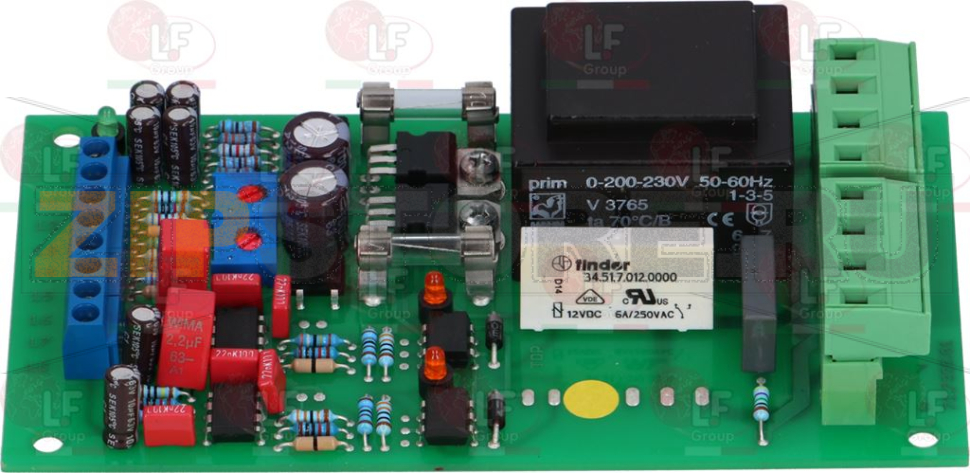 SCHEDA ELETTRONICA CONTROLLO 140x75 mm 