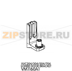 Lower door bracket Unox XVC 705 Lower door bracket Unox XVC 705Запчасть на деталировке под номером: 70Название запчасти на английском языке: Lower door bracket Unox XVC 705