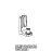 Lower door bracket Unox XVC 705
