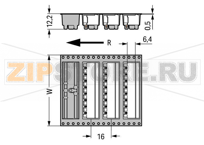 MCS MIDI Classic Вилка под пайку THR; 1.2 x 1.2 mm solder pin; угловые; упаковка в ленте на бобине; Шаг контактов 5 мм; 8-пол.; черные Wago 231-468/001-000/105-604/997-407 Вилки для пайки оплавлением припоя для поверхностного монтажаДоступны в ленте на бобине для автоматической сборкиТакже доступны в оптовой упаковке для ручной сборки.Вилки могут монтироваться горизонтально или вертикальноВозможны варианты кодировки...