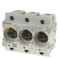 NEOZED, основание, D01, 3-пол., 16 A, Un AC: 400 V, Un DC: 250 V Siemens 5SG5302-1
