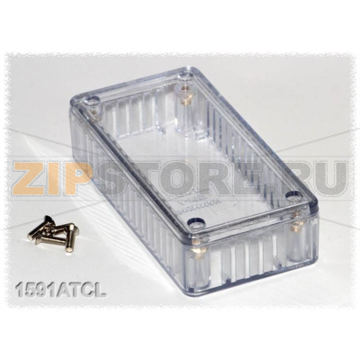 Корпус 100x50x25 мм, материал: поликарбонат, 1 шт Hammond 1591ATCL 