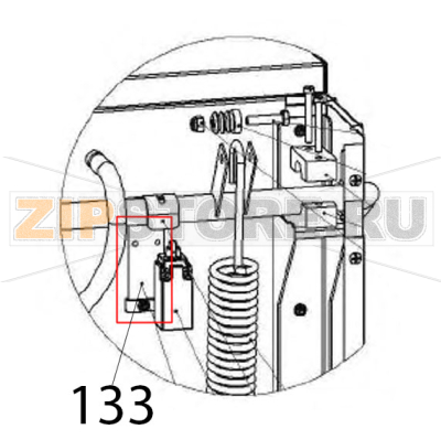 Staffa porta micro Vortmax DDM 660 Staffa porta micro Vortmax DDM 660Запчасть на деталировке под номером: 133