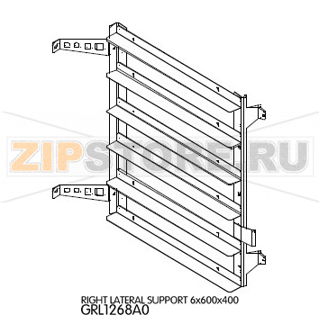 Right lateral support 6x600x400 Unox XBC 605 Right lateral support 6x600x400 Unox XBC 605Запчасть на деталировке под номером: 39Название запчасти на английском языке: Right lateral support 6x600x400 Unox XBC 605