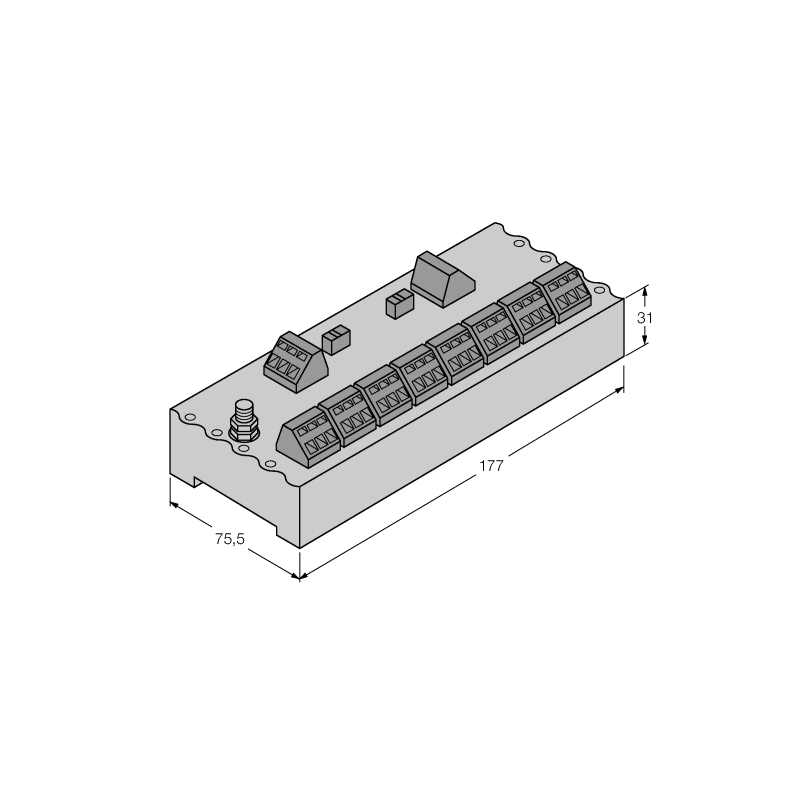 Коробка распределительная, 8 каналов Turck JRBS-40SC-8C/EX 