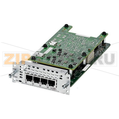 Карта интерфейсная Cisco NIM-4FXO= 