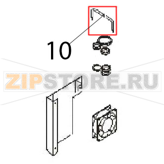 Protection Angelo Po FM611E1 Protection Angelo Po FM611E1Запчасть на деталировке под номером: 10