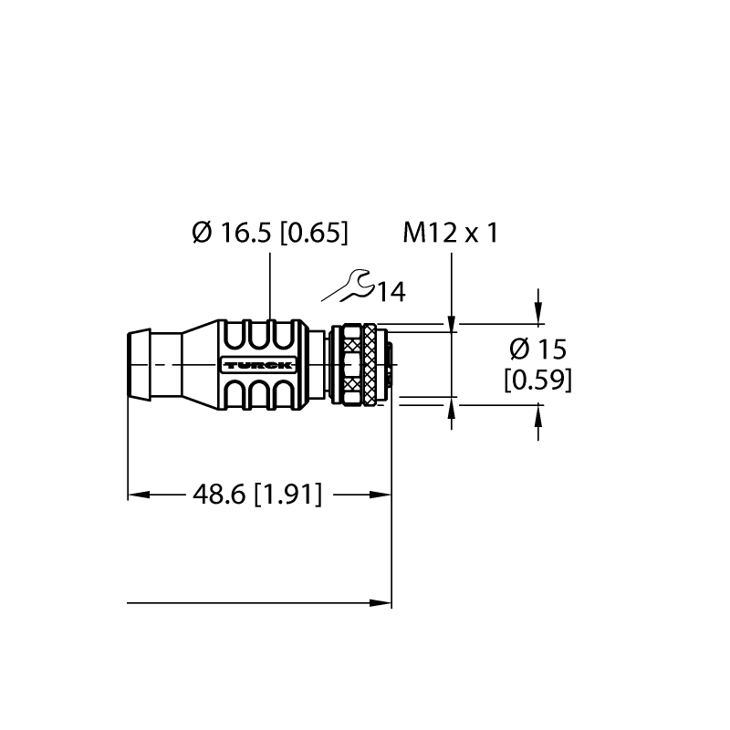 Кабель Ethernet Turck RSSD-RKSD-4422-15M 