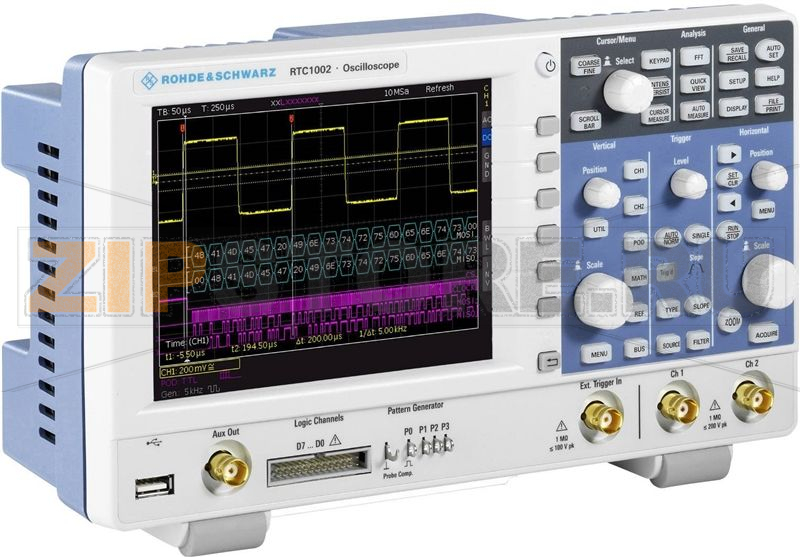 Осциллограф цифровой 300 МГц, 2 Гвыб/с, 2 MP, 8 бит Rohde & Schwarz RTC1K-COM2 