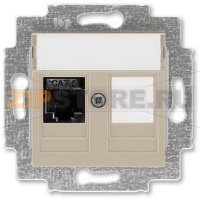 Розетка компьютерная, RJ45, кофе макиато ABB 2CHH296117A6018