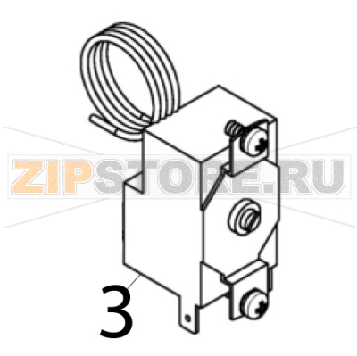 Evaporator thermostat Scotsman B 7040 Evaporator thermostat Scotsman B 7040Запчасть на деталировке под номером: 3