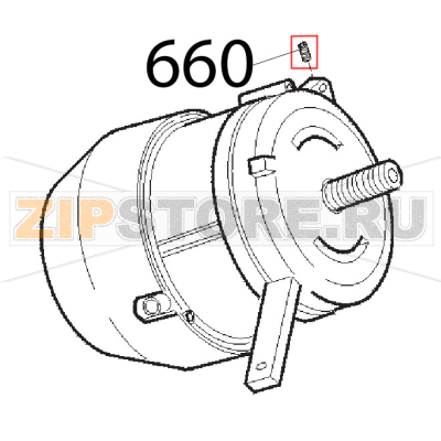 Grano motore Sirman Agata 250 Grano motore Sirman Agata 250Запчасть на деталировке под номером: 660