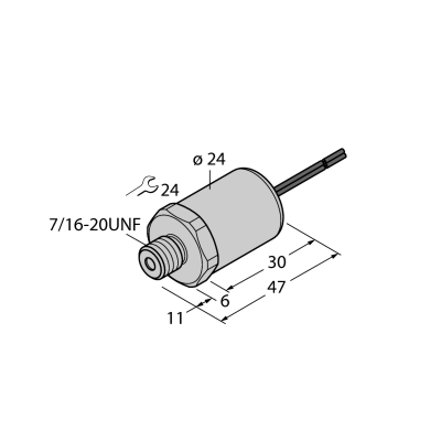 Датчик давления Turck PT5000PSIG-2005-I2-WM0.5/X 