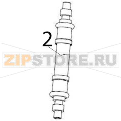 Pump hose Hurakan HKN-ME717 Pump hose Hurakan HKN-ME717Запчасть на деталировке под номером: 2